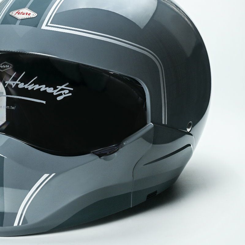 HANKシリーズ 2WAY フルフェイスヘルメット グロスセメントグレー feture 4