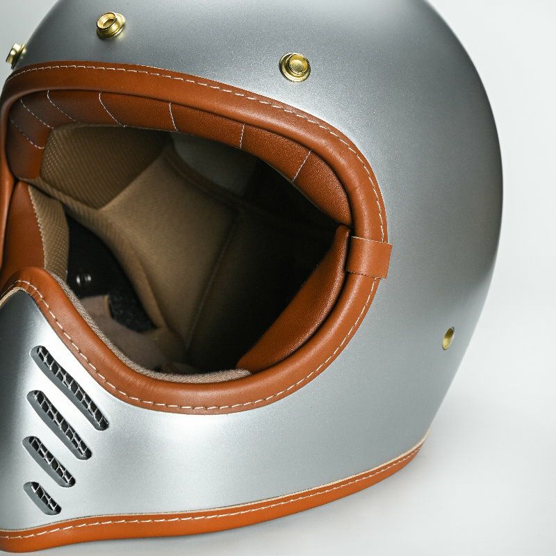 STEVENシリーズ フルフェイスヘルメット セミマットシルバー feture 5