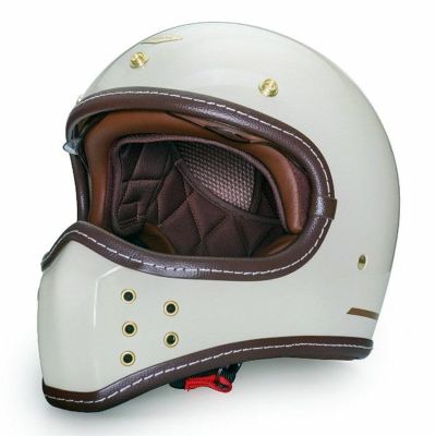 【SALE】SIMONシリーズ フルフェイスヘルメット グロスアイボリーホワイト feture