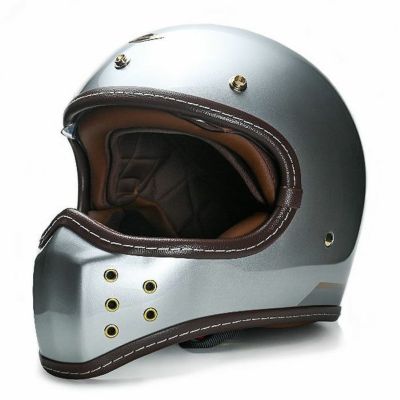 【SALE】SIMONシリーズ フルフェイスヘルメット グロスシルバー feture