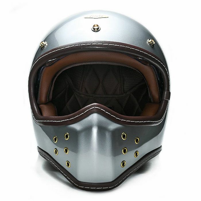 SIMONシリーズ フルフェイスヘルメット グロスシルバー feture 2