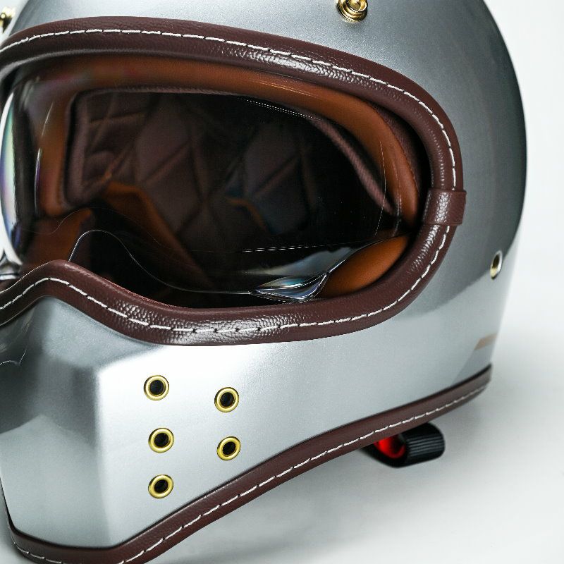 SIMONシリーズ フルフェイスヘルメット グロスシルバー feture 5