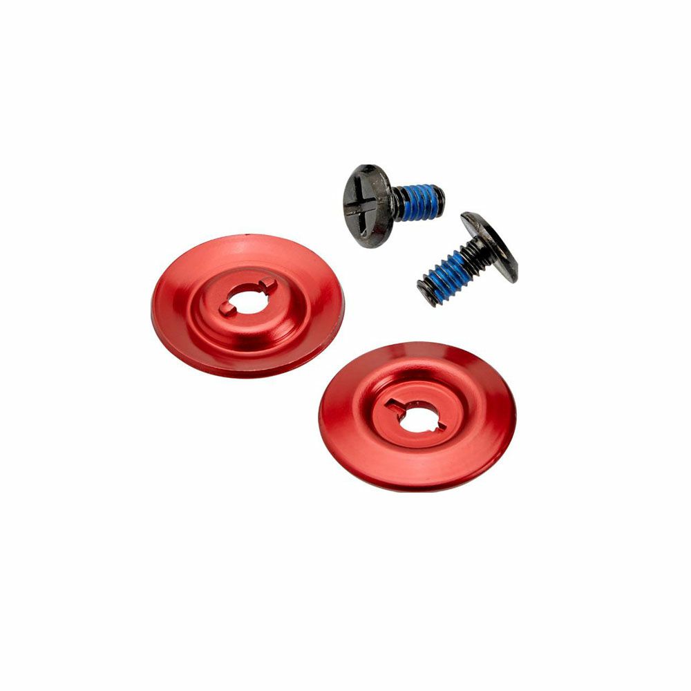 BILTWELL ヘルメットハードウェアキット　レッド ブラックボルト 