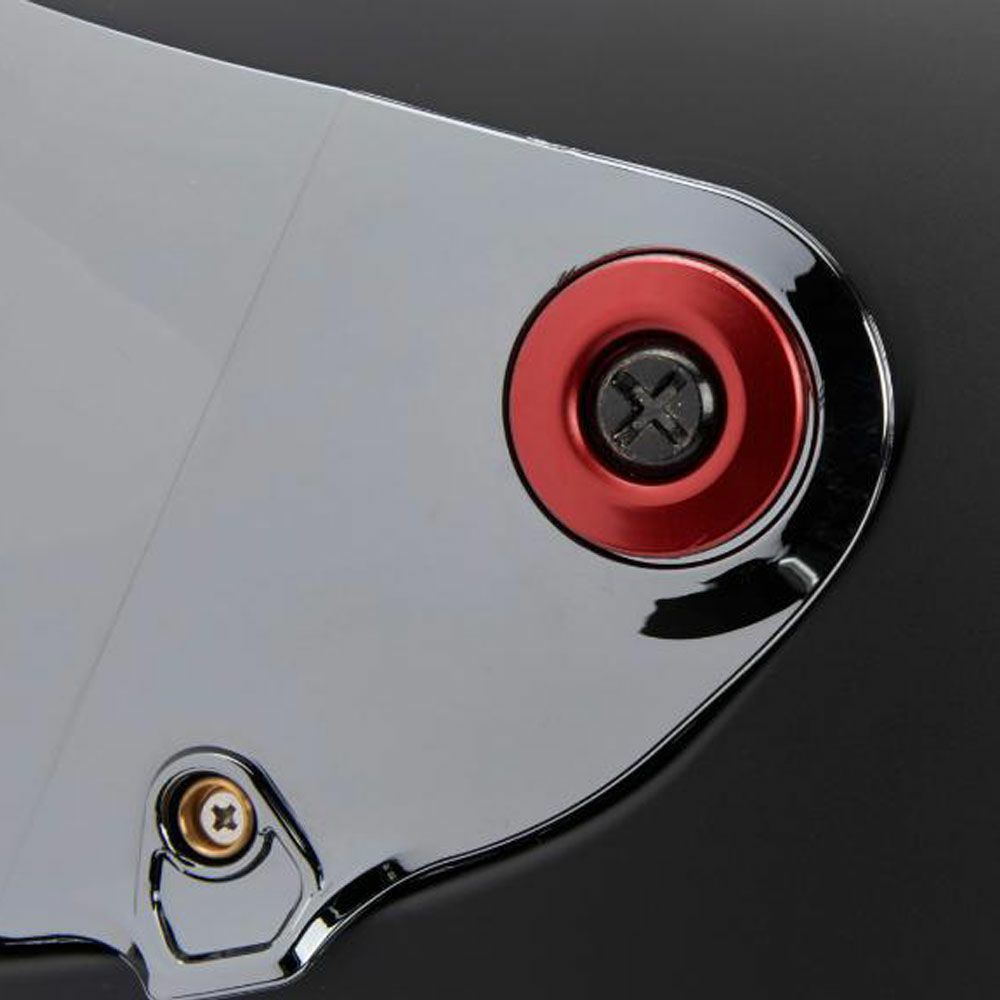 BILTWELL ヘルメットハードウェアキット　レッド ブラックボルト 