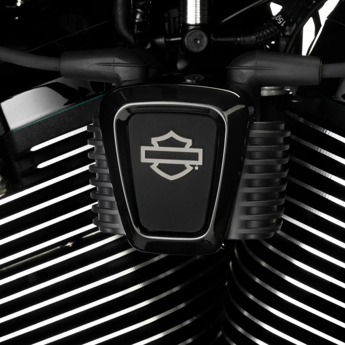 2018以降 ソフテイル、2025以降 ツーリング バーアンドシールド コイルカバー (ブラック)