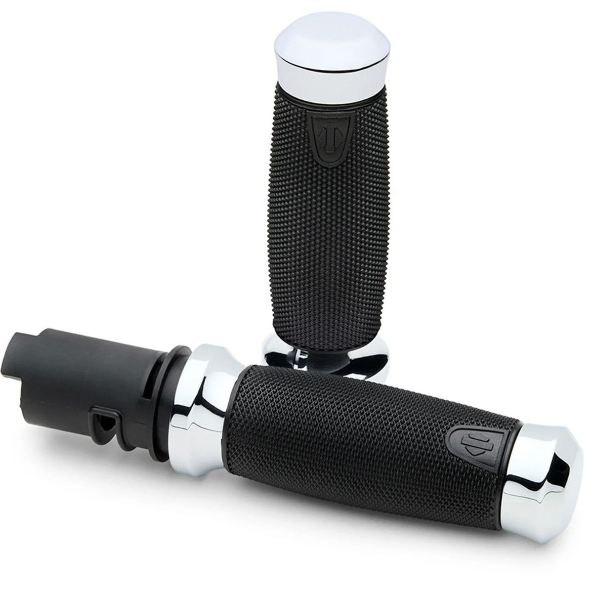 024以降 ツーリング、2025以降ソフテイル ゲットアグリップ ハンドグリップセット (クローム)1