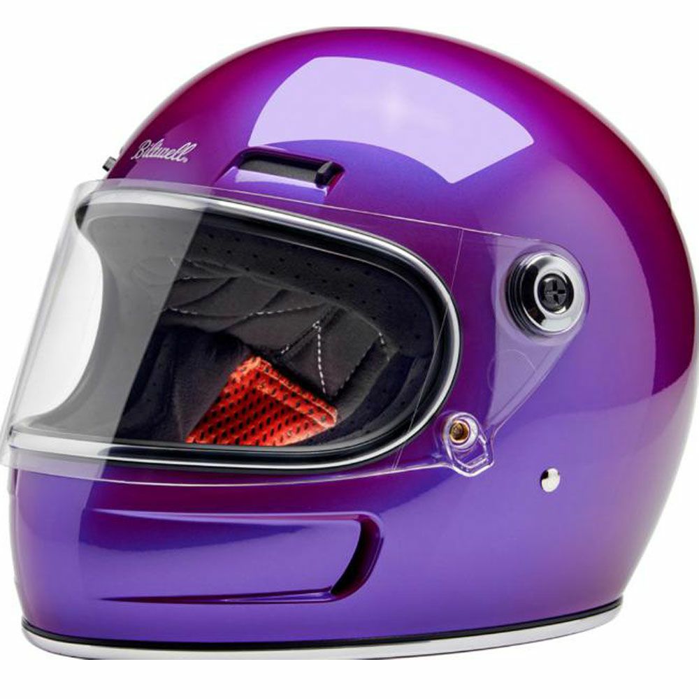 ヤールーヘルメット パープル 塗装済み Biltwell GRINGO SV フルフェイスヘルメット メタリックグレープ