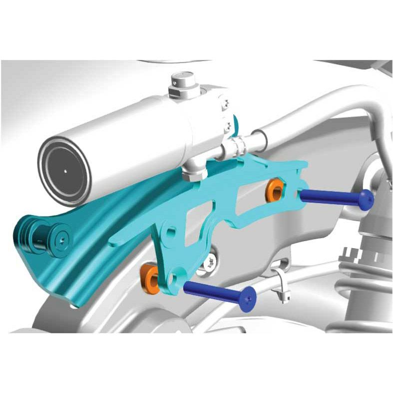 2024以降 CVOロードグライドST デタッチャブルポイント取り付け用ハードウェア1