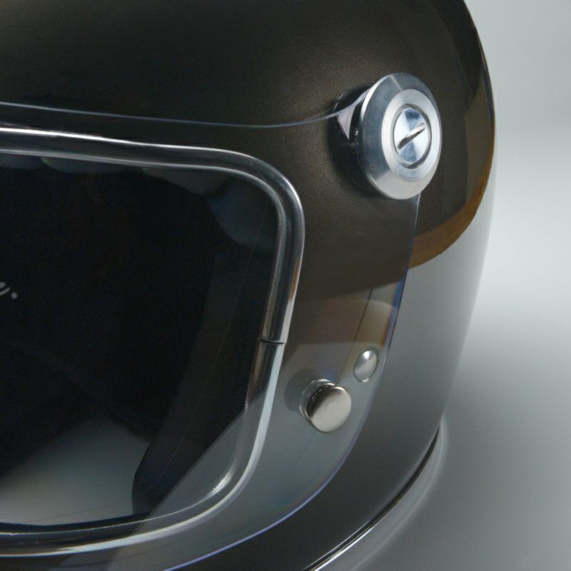 LENNONシリーズ フルフェイスヘルメット グロスガンメタルグレー feture 5