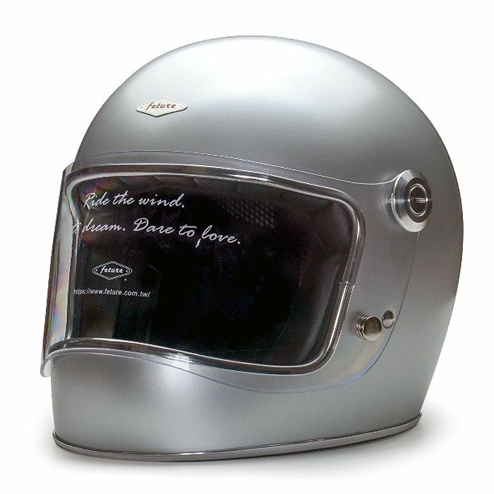 LENNONシリーズ フルフェイスヘルメット セミマットシルバー feture