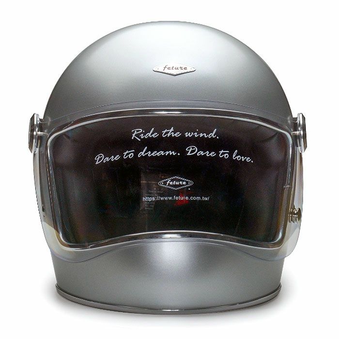 LENNONシリーズ フルフェイスヘルメット セミマットシルバー feture 2