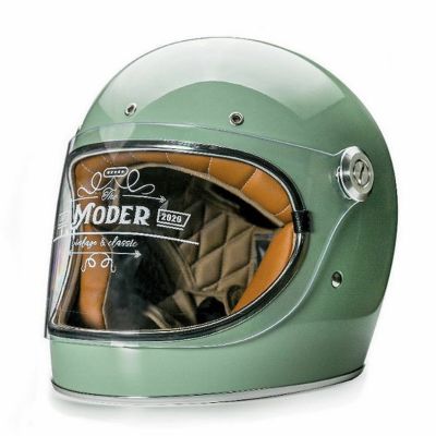 MODER ADELINEシリーズ フルフェイスヘルメット ブライトグレーグリーン feture