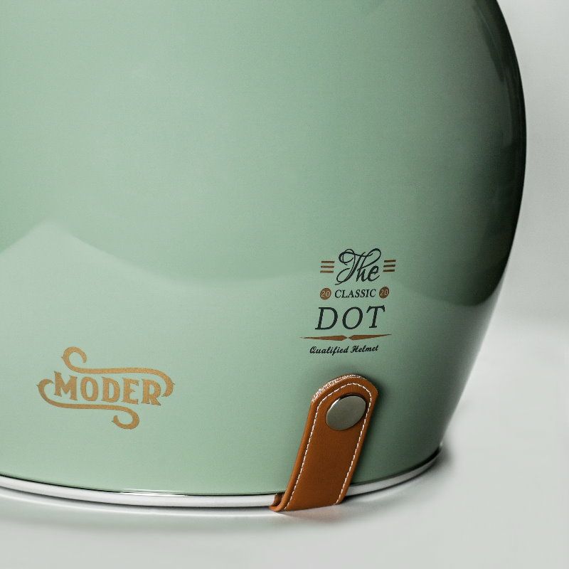 MODER ADELINEシリーズ フルフェイスヘルメット ブライトグレーグリーン feture 6