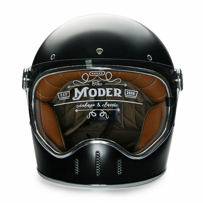 MODER LOUISEシリーズ フルフェイスヘルメット マットブラック feture 2