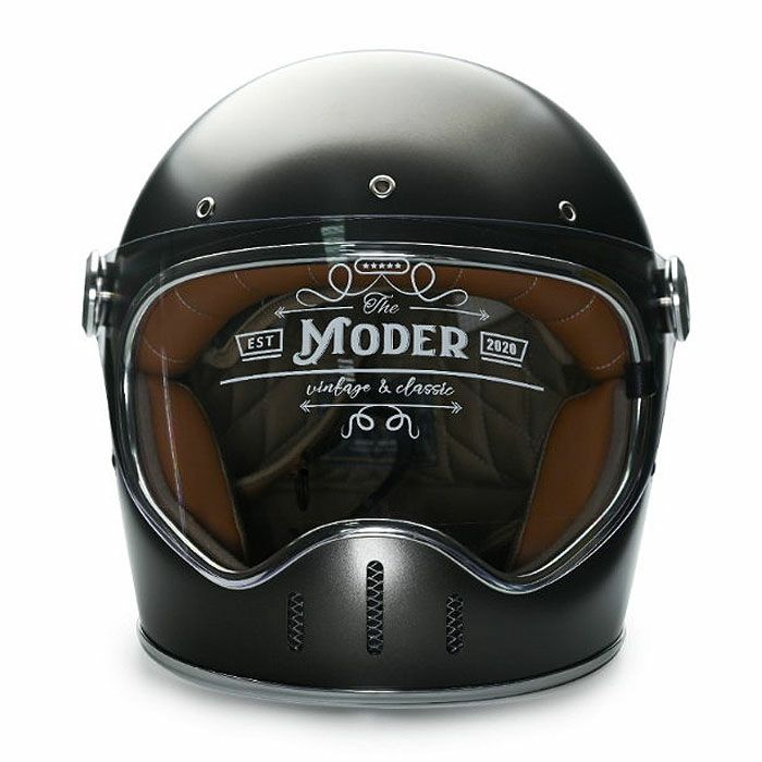 MODER LOUISEシリーズ フルフェイスヘルメット マットアイアン feture 2