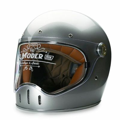 【SALE】MODER LOUISEシリーズ フルフェイスヘルメット ブライトスターシルバー feture
