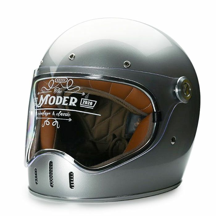 MODER LOUISEシリーズ フルフェイスヘルメット ブライトスターシルバー feture
