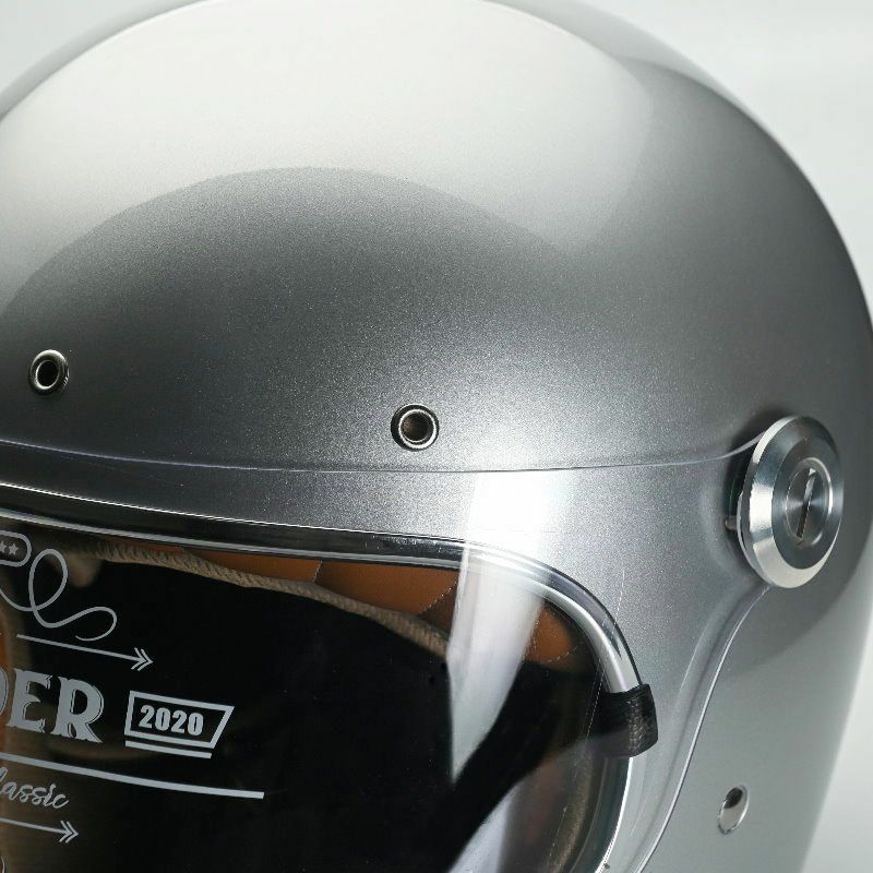 MODER LOUISEシリーズ フルフェイスヘルメット ブライトスターシルバー feture 4