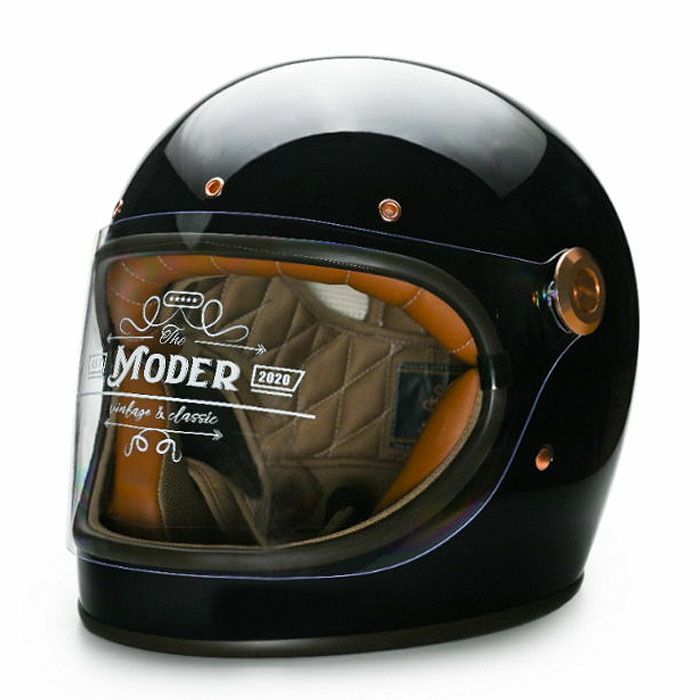 MODER BENJAMINシリーズ フルフェイスヘルメット ブラック feture