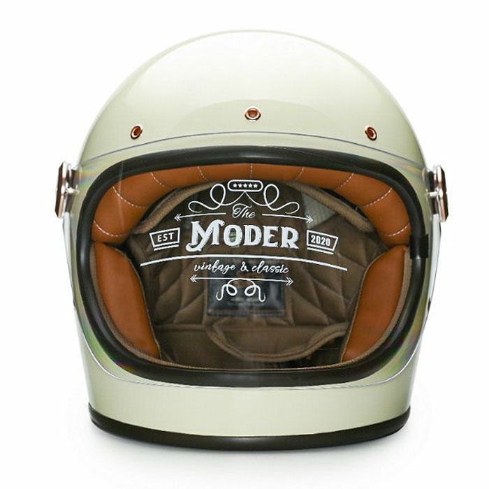 MODER BENJAMINシリーズ フルフェイスヘルメット アイボリーホワイト feture 2