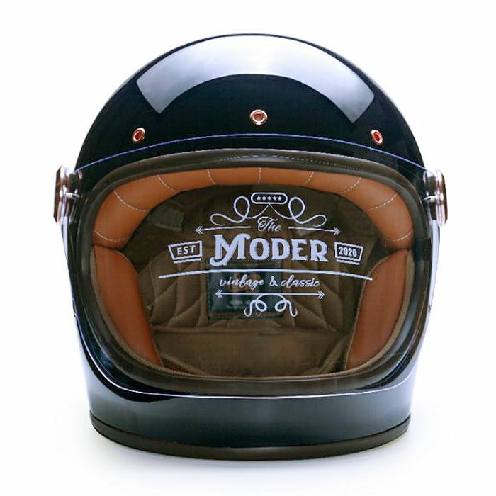 MODER BENJAMINシリーズ フルフェイスヘルメット ブルーバイオレット feture 2