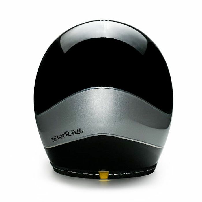 500TXシリーズ 2LOUD カスタム ジェットヘルメット グロスブラック/シルバー feture 4