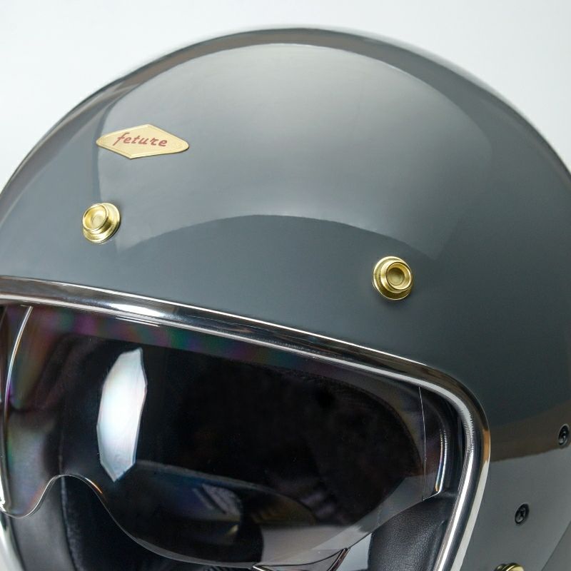BRIANシリーズ インナーバイザー ジェットヘルメット セメントグレー feture 4
