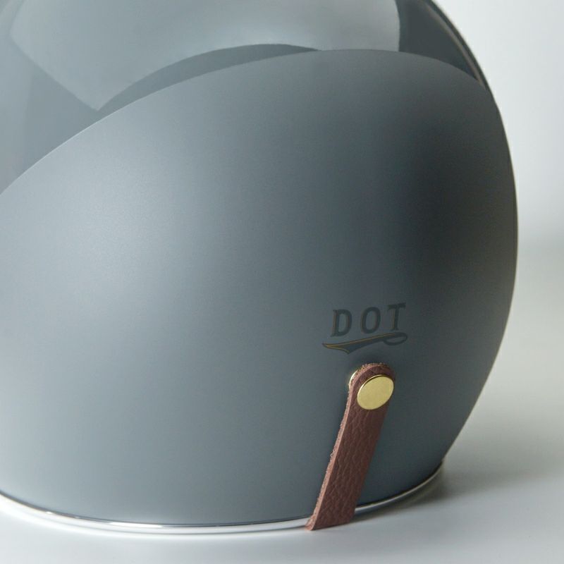 BRIANシリーズ インナーバイザー ジェットヘルメット セメントグレー feture 6