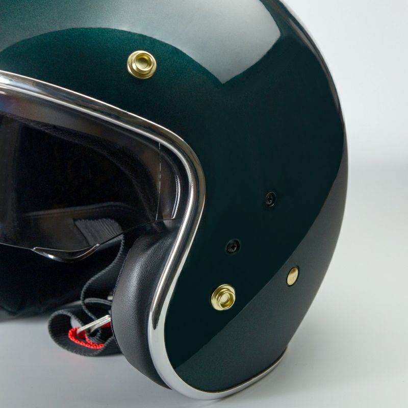 BRIANシリーズ インナーバイザー ジェットヘルメット グリーン feture 5