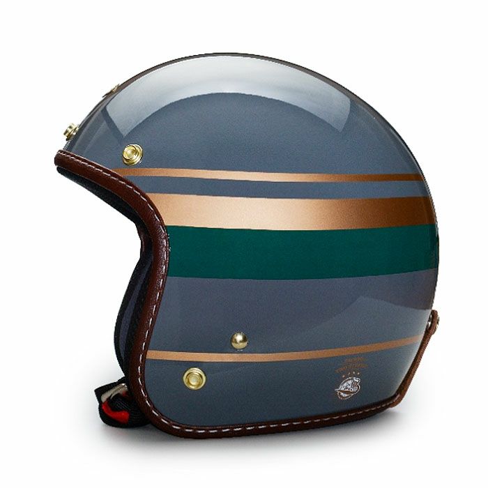 WARDシリーズ ジェットヘルメット セメントグレー/ダークグリーン feture 3