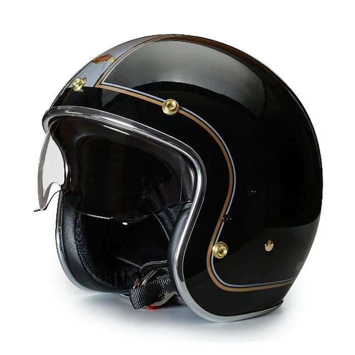 HORI TORAシリーズ TATTOO インナーバイザー ジェットヘルメット ブラック feture