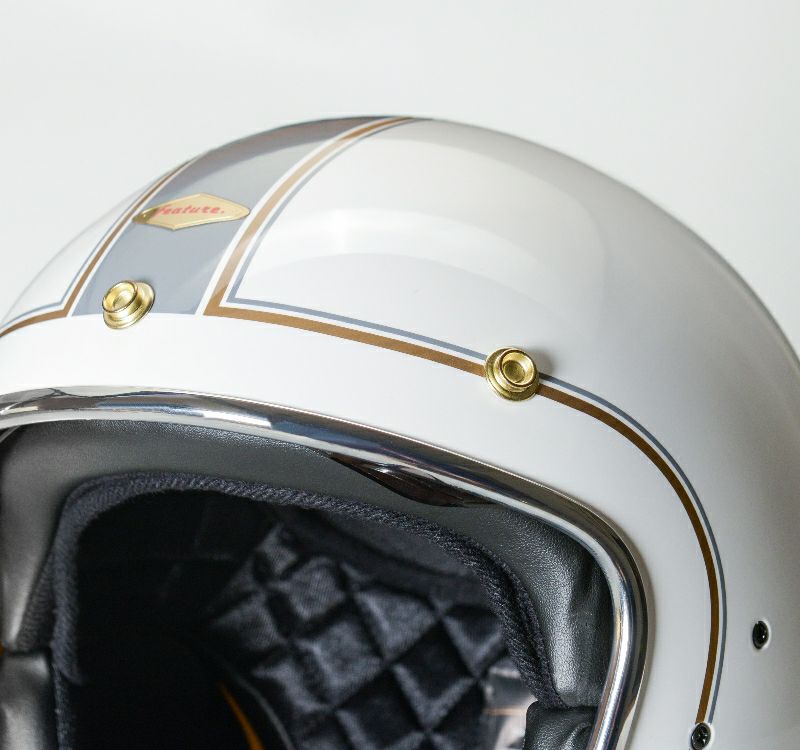 HORI TORAシリーズ TATTOO インナーバイザー ジェットヘルメット スノーホワイト feture 5