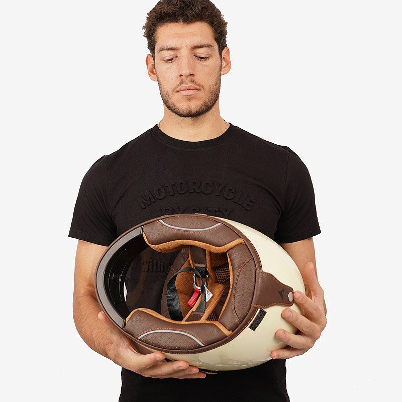 フルフェイス ヘルメット ロードスター3 クリーム By City 8