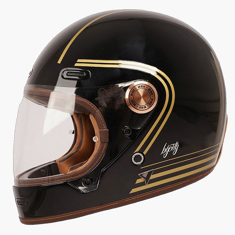 フルフェイス ヘルメット ロードスター3 ブラック/ゴールドライン By City