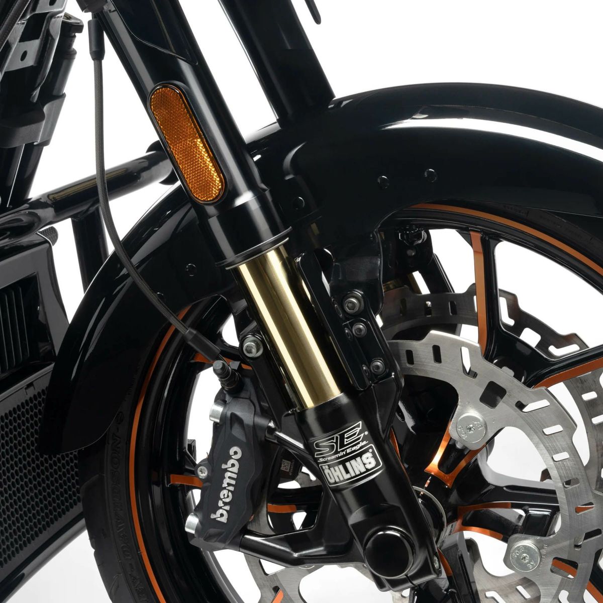 2024以降 ツーリング スクリーミンイーグル/オーリンズ 倒立フォークキット (ブラック)