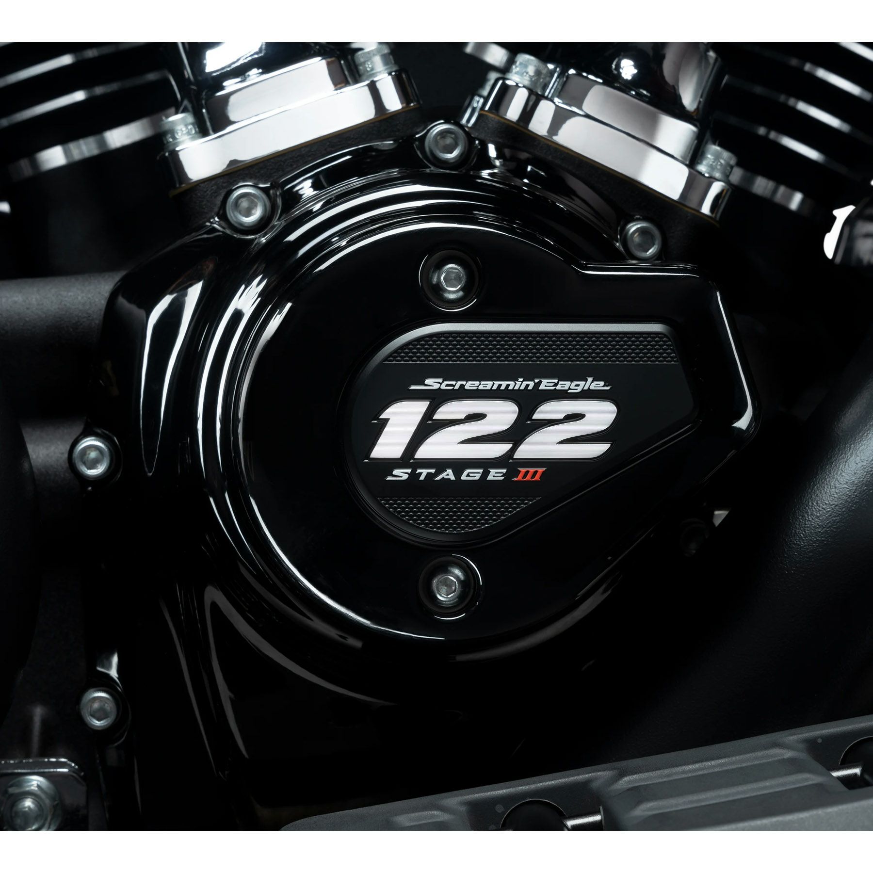 2024以降 ツーリング スクリーミンイーグル ステージ3 122ci タイマーカバーメダリオン2