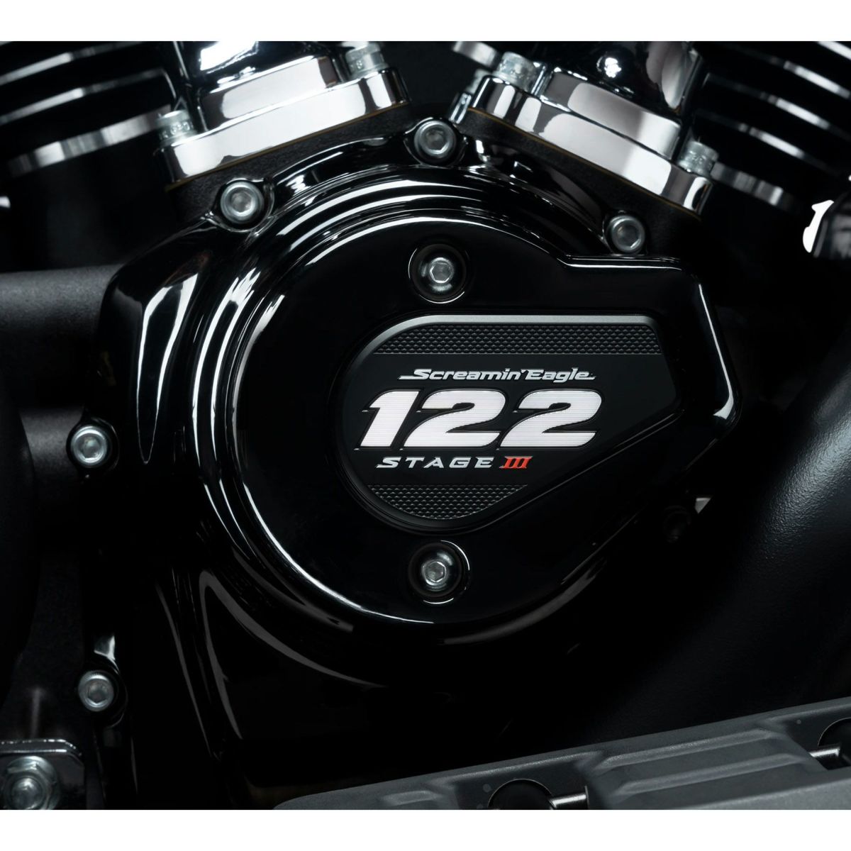 2024以降 ツーリング スクリーミンイーグル ステージ3 122ci タイマーカバーメダリオン2