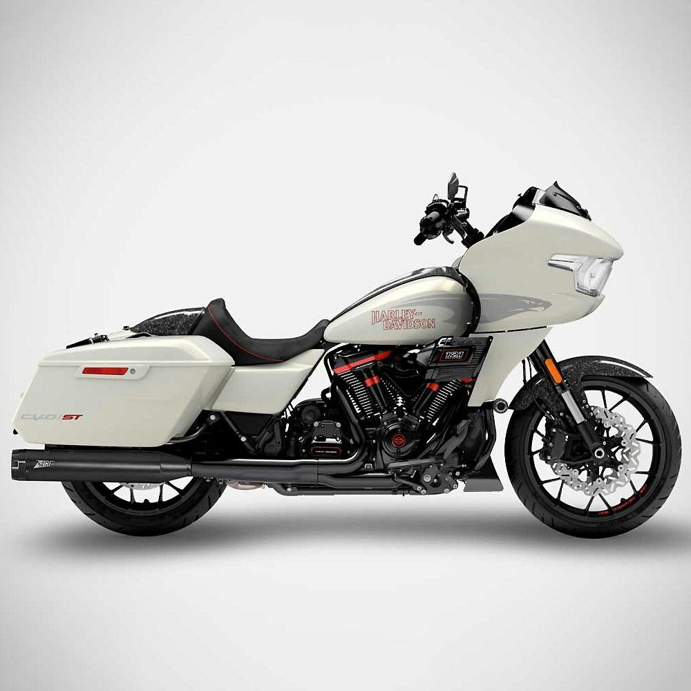 2021以降 ツーリング 4.5インチ・スリップオンマフラー ユーロ5 (ブラック)