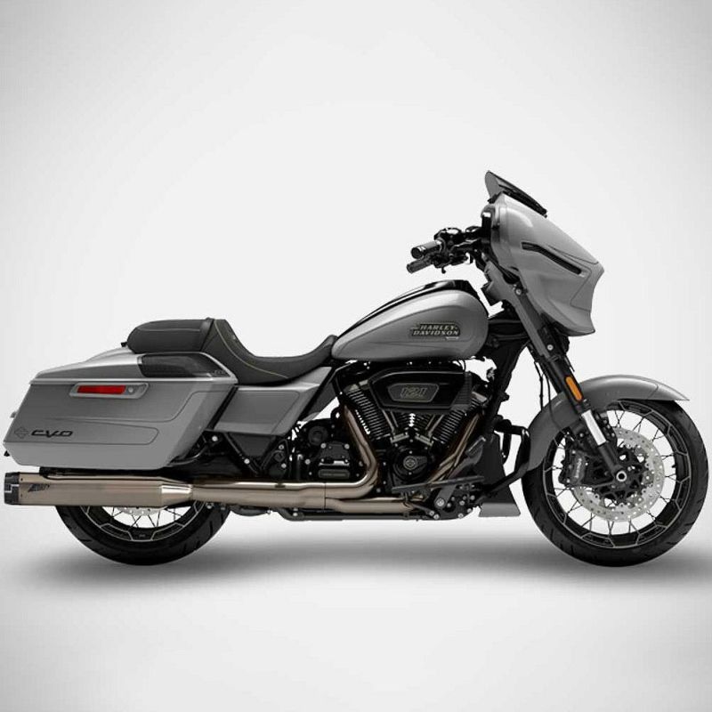 2021以降 ツーリング 4.5インチ・スリップオンマフラー ユーロ5 (ブラッククローム)