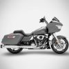 2021以降 ツーリング 4.5インチ・スリップオンマフラー レーシング (クローム)