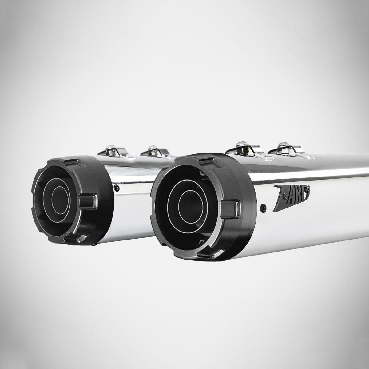 2021以降 ツーリング 4.5インチ・スリップオンマフラー レーシング (クローム)1