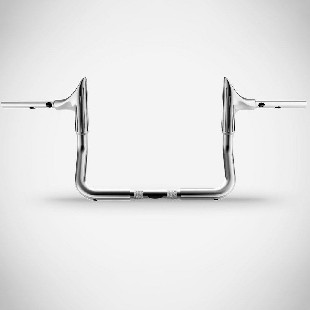 2024以降 ストリートグライド ブル 10インチ ハンドルバー (クローム)1