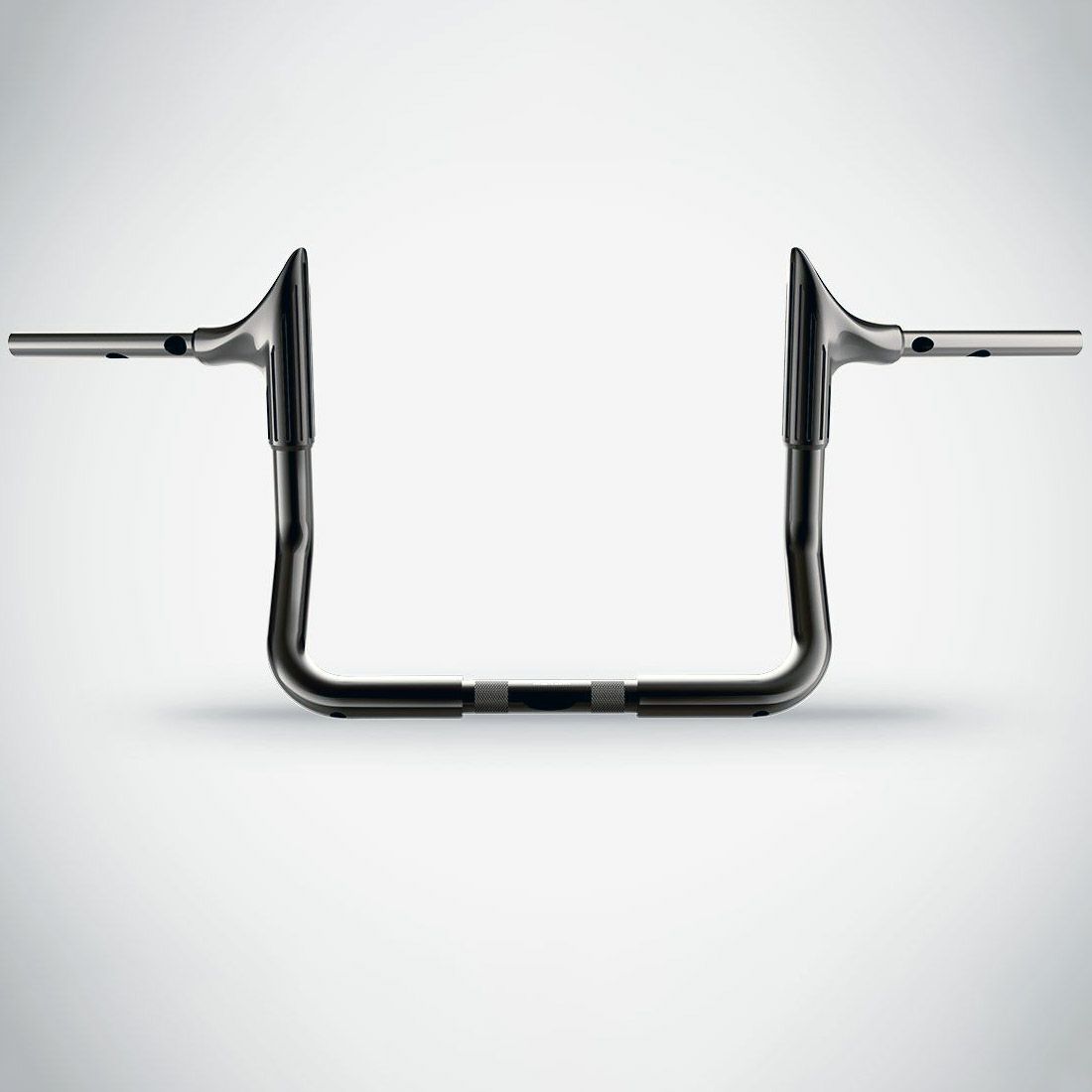 2024以降 ストリートグライド ブル 12インチ ハンドルバー (ブラッククローム)1