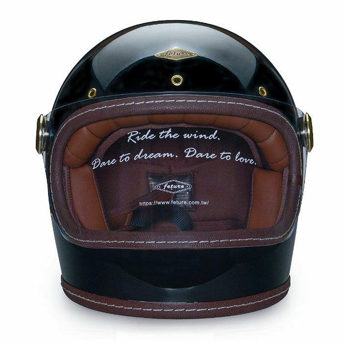 THOMASシリーズ フルフェイスヘルメット グロスブラック feture 2