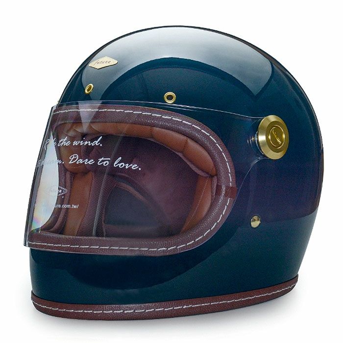 THOMASシリーズ フルフェイスヘルメット グロスダークブルー feture