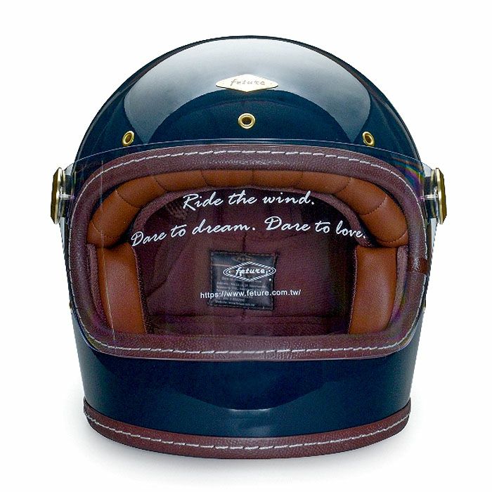 THOMASシリーズ フルフェイスヘルメット グロスダークブルー feture 2