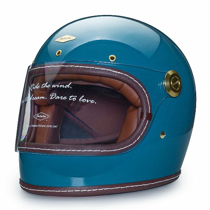 THOMASシリーズ フルフェイスヘルメット グロスシアンブルー feture