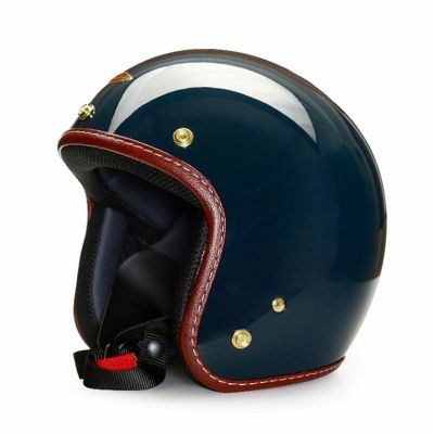 【SALE】DEREKシリーズ ジェットヘルメット ダークブルー feture