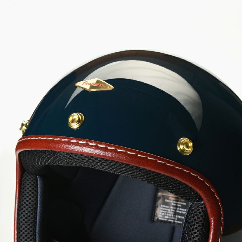 DEREKシリーズ ジェットヘルメット ダークブルー feture 4