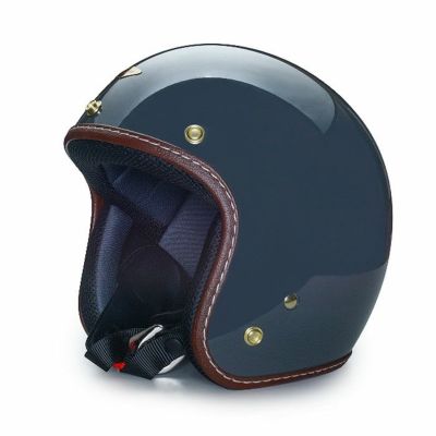【SALE】DEREKシリーズ ジェットヘルメット グラファイトグレー feture